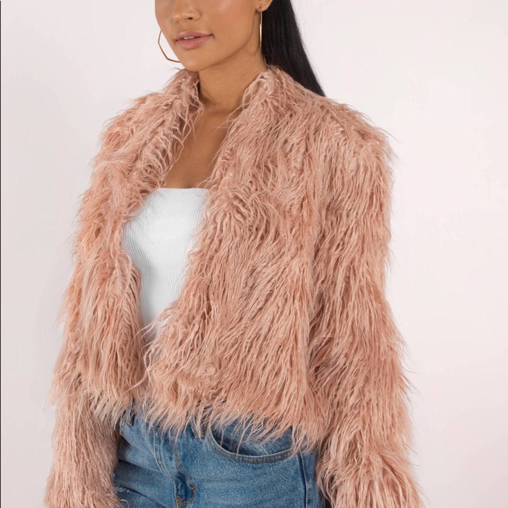 Keepsake faux fur blush